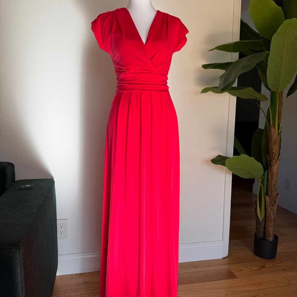 IMAN Vibrant Maxi Dress with headband